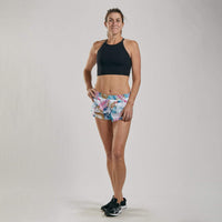 Zoot Sports RUN BOTTOMS WOMENS LTD RUN 3" CLASSIC SHORT - ALOHA