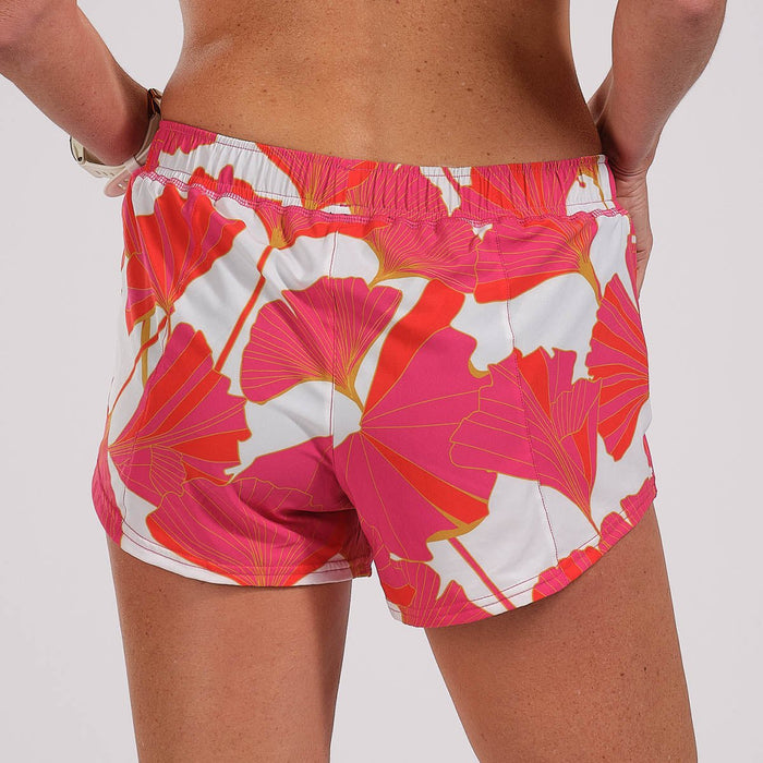 Zoot Sports RUN BOTTOMS WOMENS LTD RUN 3" CLASSIC SHORT - BLOOMS