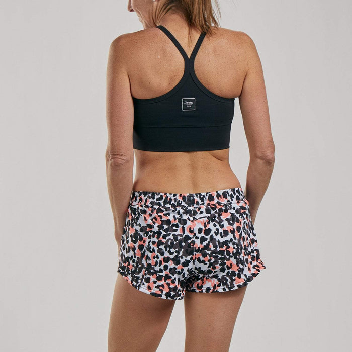 Zoot Sports RUN BOTTOMS WOMENS LTD RUN 3" CLASSIC SHORT - SAFARI