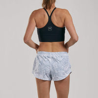 Zoot Sports RUN BOTTOMS WOMENS LTD RUN 3" CLASSIC SHORT - WHITE SANDS