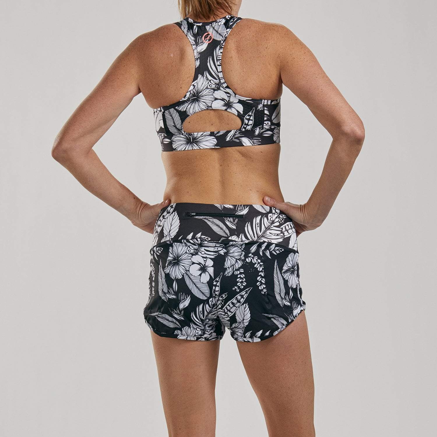 Zoot Sports RUN BOTTOMS WOMENS LTD RUN 3" SHORT - FLORA