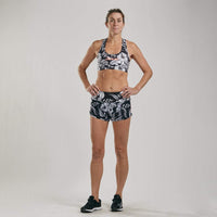 Zoot Sports RUN BOTTOMS WOMENS LTD RUN 3" SHORT - FLORA