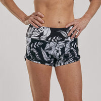 Zoot Sports RUN BOTTOMS WOMENS LTD RUN 3" SHORT - FLORA