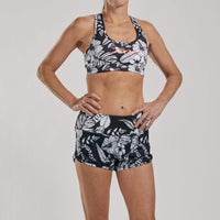 Zoot Sports RUN BOTTOMS WOMENS LTD RUN 3" SHORT - FLORA