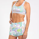 Zoot Sports RUN BOTTOMS WOMENS LTD RUN 3" SHORT - LIVE ALOHA