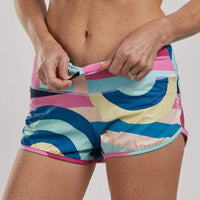 Zoot Sports RUN BOTTOMS WOMENS LTD RUN 3" SHORT - RIVIERA