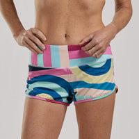 Zoot Sports RUN BOTTOMS WOMENS LTD RUN 3" SHORT - RIVIERA