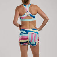 Zoot Sports RUN BOTTOMS WOMENS LTD RUN 3" SHORT - RIVIERA