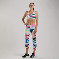 Zoot Sports RUN BOTTOMS WOMENS LTD RUN PULSE CAPRI - RIVIERA