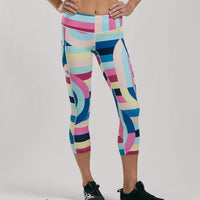 Zoot Sports RUN BOTTOMS WOMENS LTD RUN PULSE CAPRI - RIVIERA