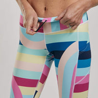 Zoot Sports RUN BOTTOMS WOMENS LTD RUN PULSE CAPRI - RIVIERA