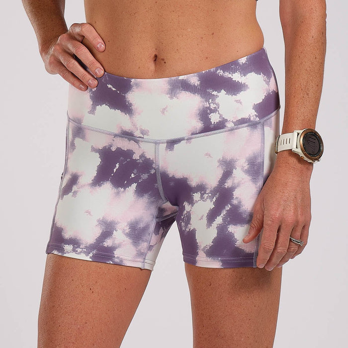 Zoot Sports RUN BOTTOMS WOMENS LTD RUN PULSE SHORT - MOONLIGHT