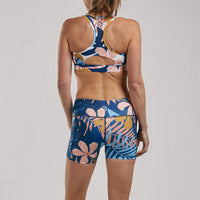 Zoot Sports RUN BOTTOMS WOMENS LTD RUN PULSE SHORT - PARADISE