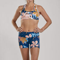 Zoot Sports RUN BOTTOMS WOMENS LTD RUN PULSE SHORT - PARADISE