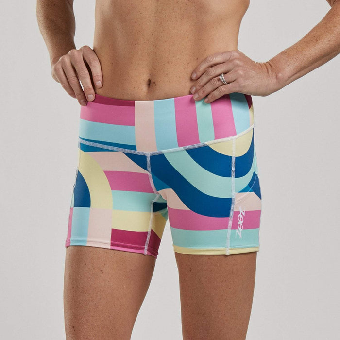 Zoot Sports RUN BOTTOMS WOMENS LTD RUN PULSE SHORT - RIVIERA