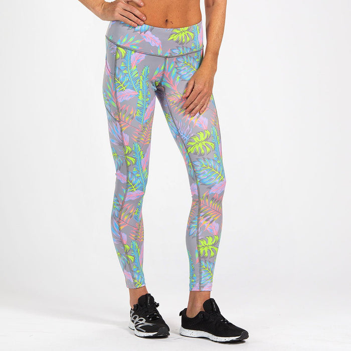 Zoot Sports RUN BOTTOMS WOMENS LTD RUN PULSE TIGHT - LIVE ALOHA