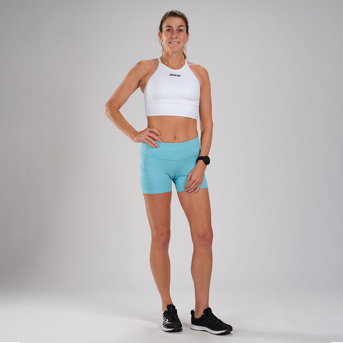 Zoot Sports RUN CROP Women's LTD Run Crop - White