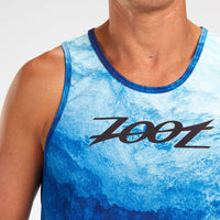 Zoot Sports RUN TOPS MENS LTD RUN SINGLET - KAHE KAI