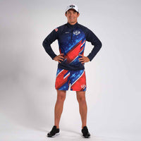 Zoot Sports RUN TOPS MENS LTD RUN THERMO HALF ZIP - TEAM USA