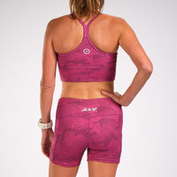 Zoot Sports RUN TOPS WOMENS LTD RUN CROP - DIGI CAMO