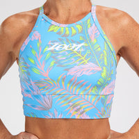 Zoot Sports RUN TOPS WOMENS LTD RUN CROP - LIVE ALOHA