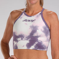 Zoot Sports RUN TOPS WOMENS LTD RUN CROP - MOONLIGHT