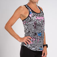 Zoot Sports RUN TOPS WOMENS LTD RUN SINGLET - AMERICAN REBEL