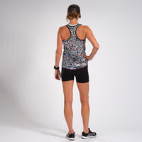 Zoot Sports RUN TOPS WOMENS LTD RUN SINGLET - AMERICAN REBEL