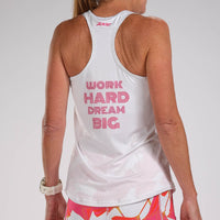 Zoot Sports RUN TOPS WOMENS LTD RUN SINGLET - DREAM BIG