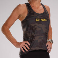 Zoot Sports RUN TOPS WOMENS LTD RUN SINGLET - ZOOT ALOHA