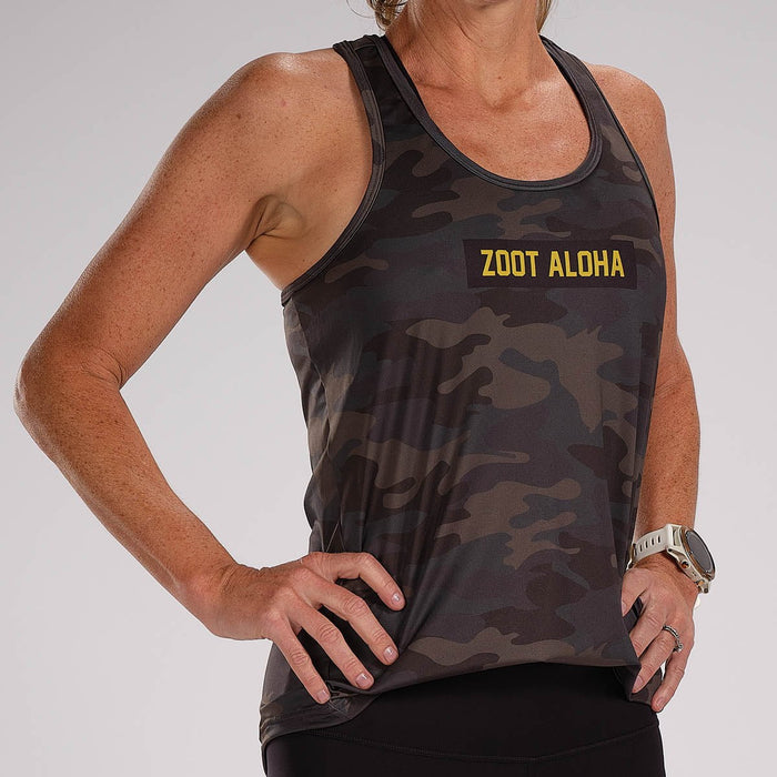 Zoot Sports RUN TOPS WOMENS LTD RUN SINGLET - ZOOT ALOHA