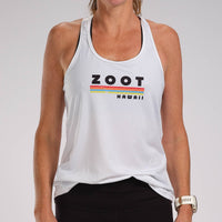 Zoot Sports RUN TOPS WOMENS LTD RUN SINGLET - ZOOT HAWAII