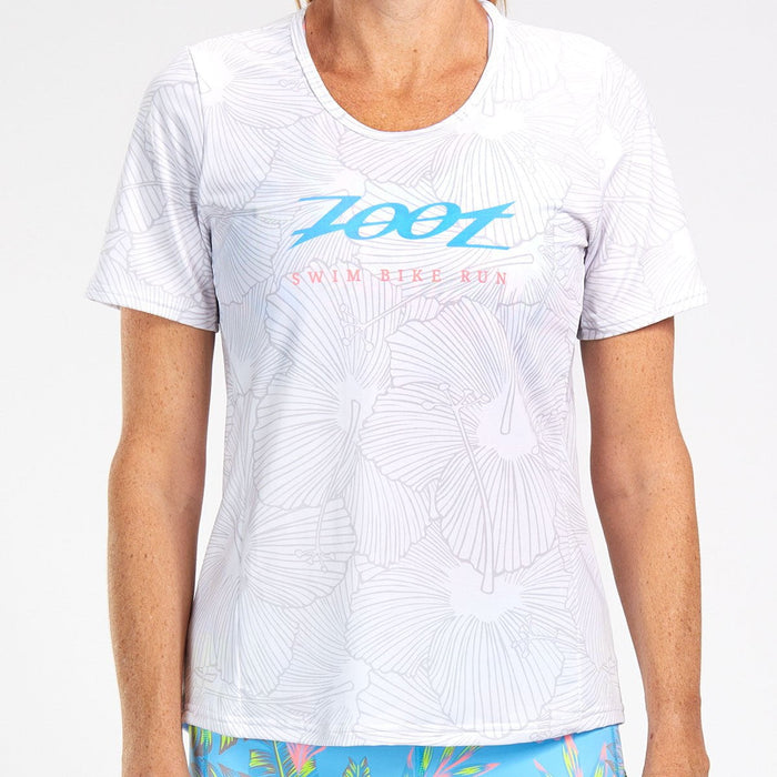 Zoot Sports RUN TOPS WOMENS LTD RUN TEE - LIVE ALOHA