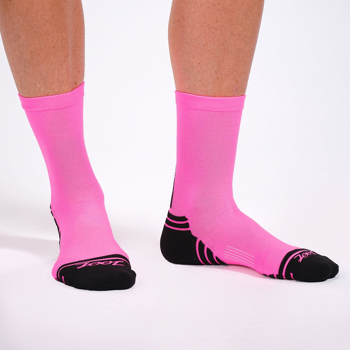 Zoot Sports SOCKS Unisex 6" Sock - Hi Viz Pink