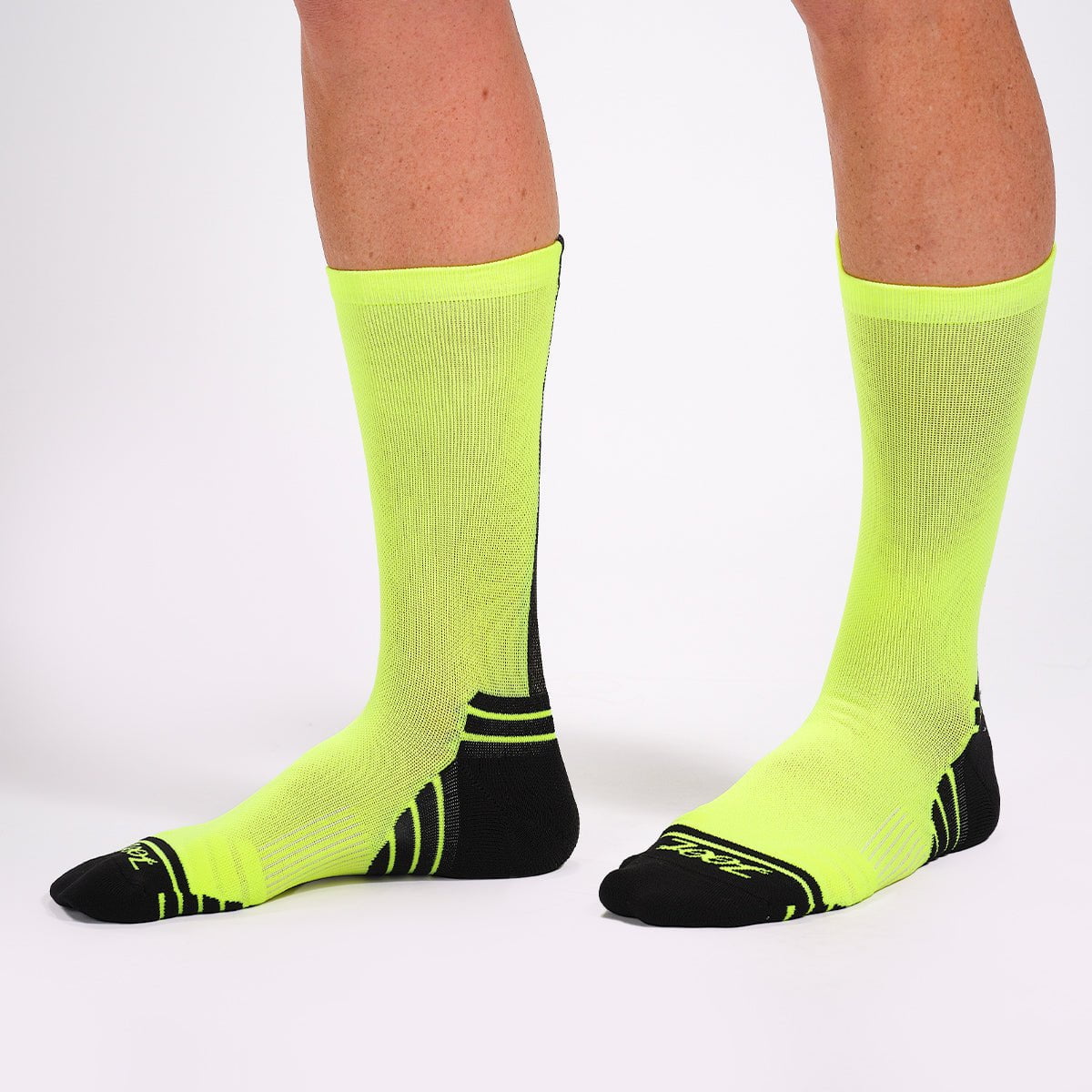 Zoot Sports SOCKS Unisex 6" Sock - Hi Viz Yellow