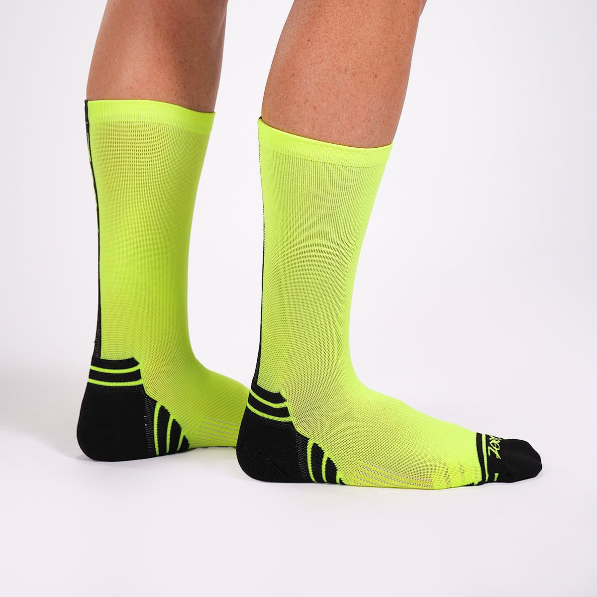 Zoot Sports SOCKS Unisex 6" Sock - Hi Viz Yellow