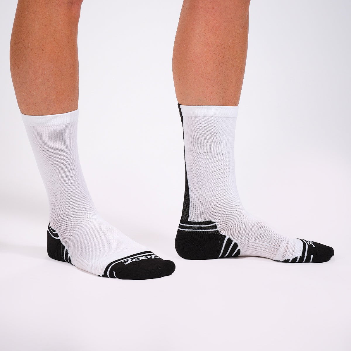 Zoot Sports SOCKS Unisex 6" Sock- White/Black
