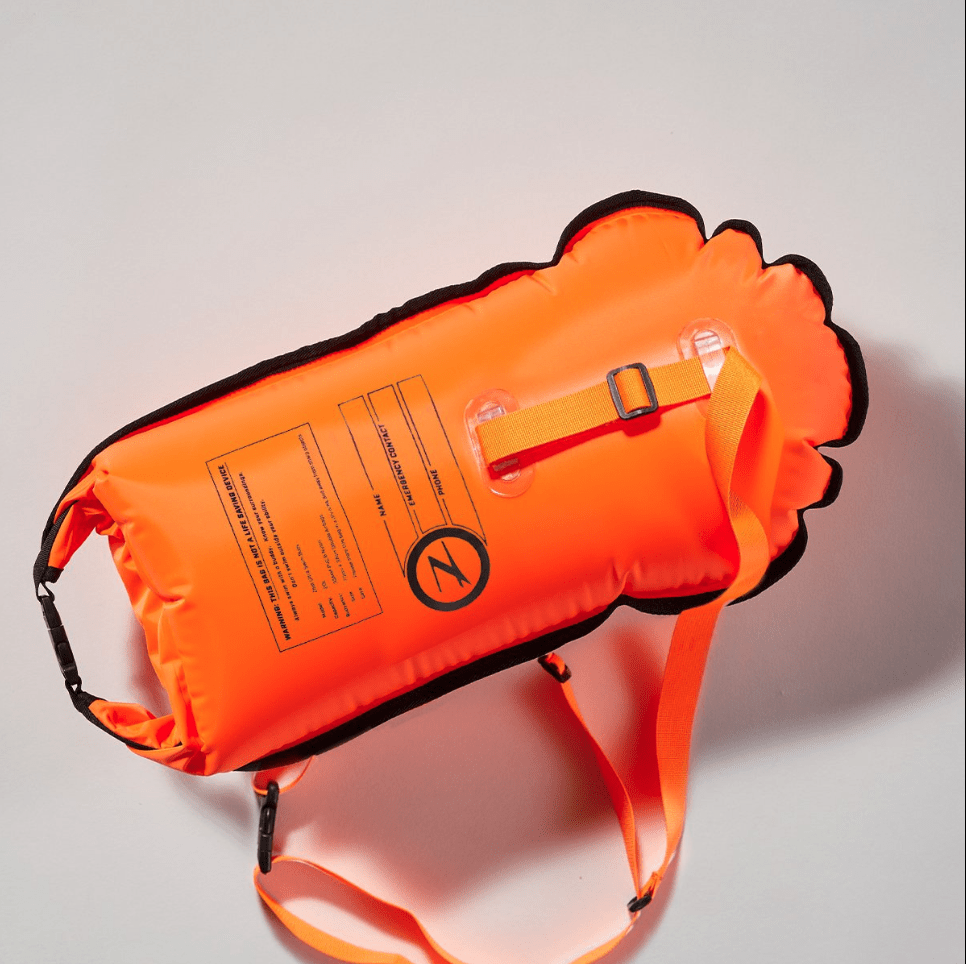 Zoot Sports SWIM ACCESSORIES Ultra Swim Safety Buoy & Dry Bag 20L - Orange
