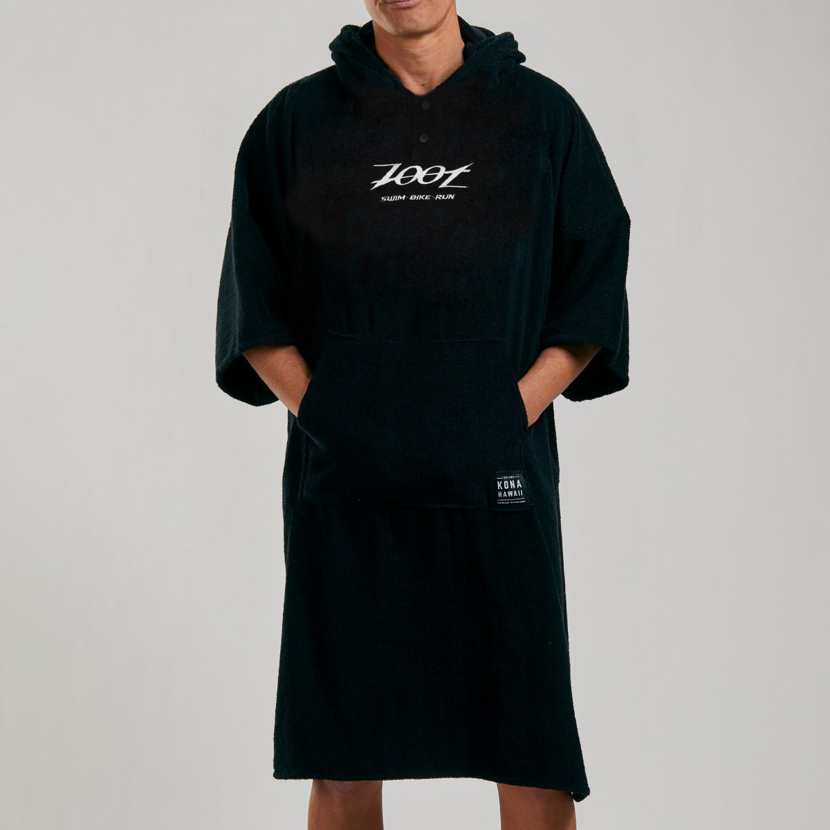 Zoot Sports TOWELS OSFA Unisex Transition Poncho - Black