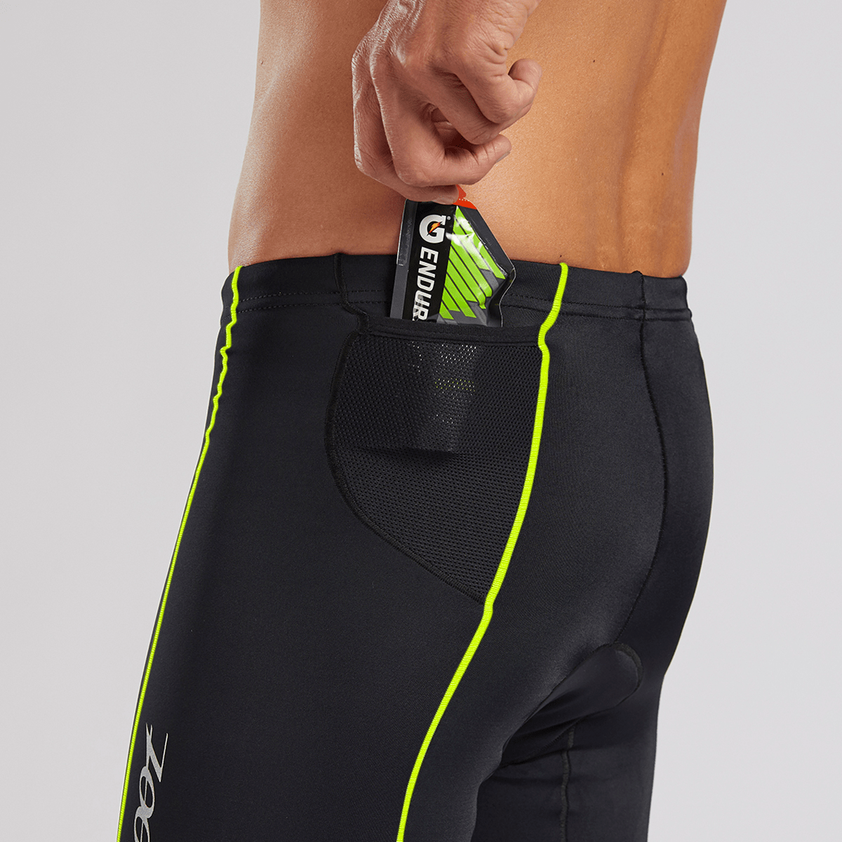 Mens Core+ Tri 7" Short - Safety Yellow