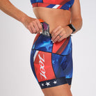 Zoot Sports TRI BOTTOMS WOMENS LTD TRI 4" SHORT - TEAM USA