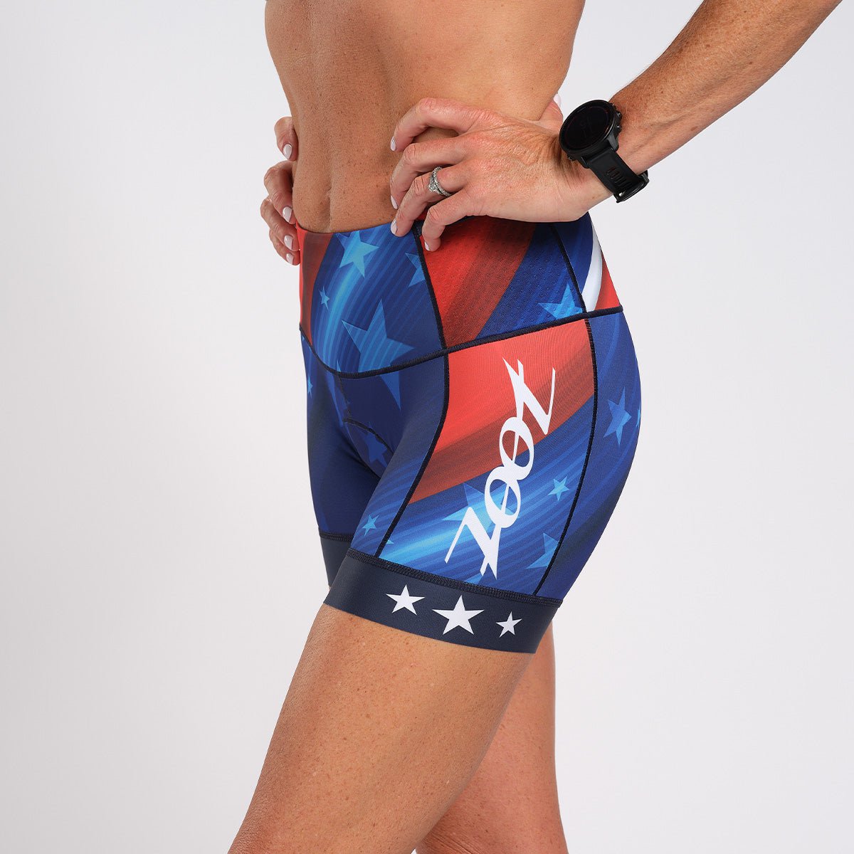 Zoot Sports TRI BOTTOMS WOMENS LTD TRI 4" SHORT - TEAM USA