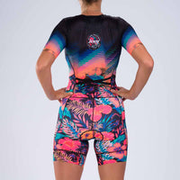 Zoot Sports TRI RACESUITS Women's LTD Tri Aero Fz Racesuit - 40 Years