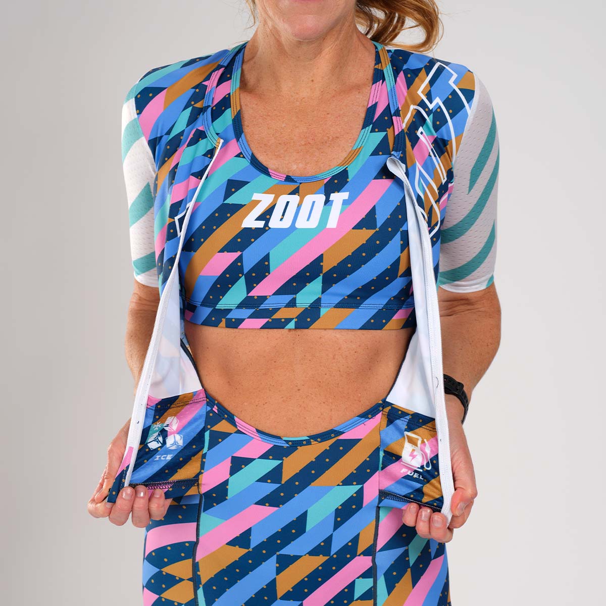 Zoot Sports TRI RACESUITS Women's Ltd Tri Aero Fz Racesuit - Unbreakable