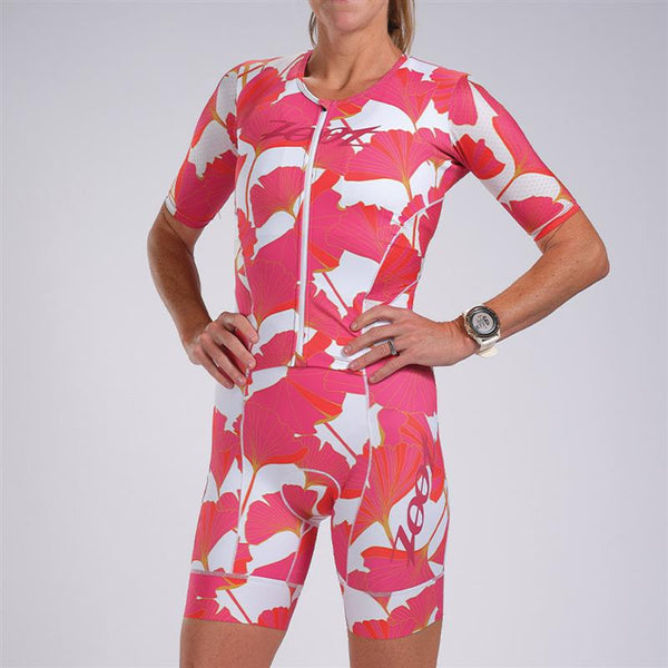 Women s Ltd Tri Aero Fz Racesuit Blooms