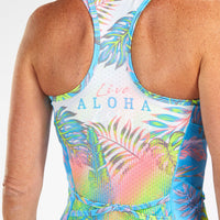 Zoot Sports TRI RACESUITS WOMENS LTD TRI SLVS FZ RACESUIT - LIVE ALOHA