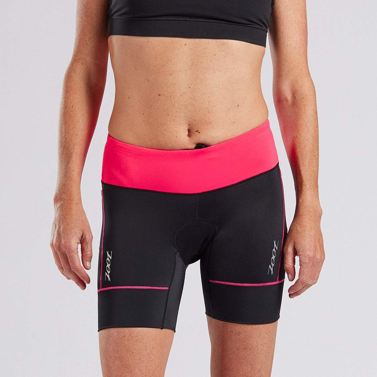 Zoot Sports TRI SHORTS WOMENS CORE TRI 6" SHORT - NEON PINK (BLUSH)