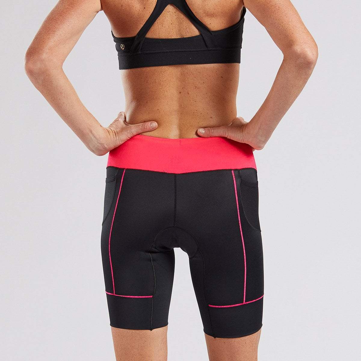 Zoot Sports TRI SHORTS WOMENS CORE TRI 8" SHORT - NEON PINK (BLUSH)