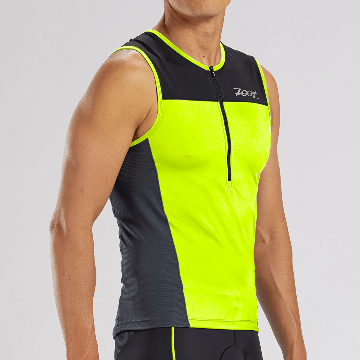 Zoot Sports TRI TOPS MENS CORE TRI TANK - SAFETY YELLOW