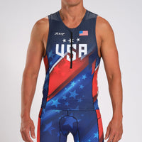 Zoot Sports TRI TOPS MENS LTD TRI TANK - TEAM USA